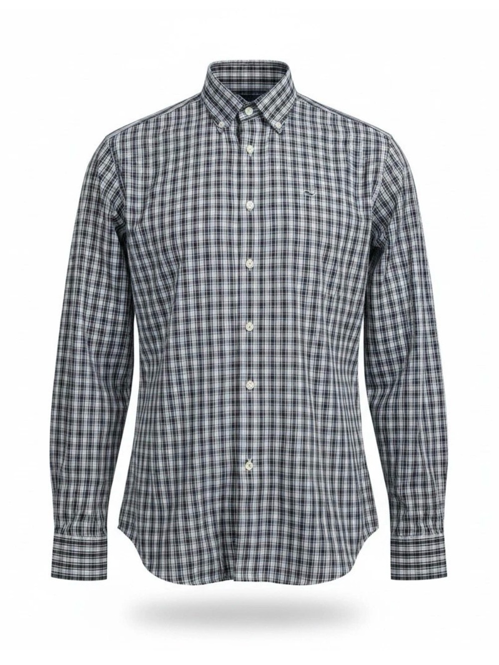 Vineyard Vines Black and White Checked Button-Down Shirt